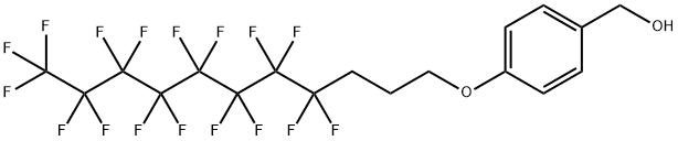 4-(1H,1H,2H,2H,3H,3H-PERFLUOROUNDECYLOXY)BENZYL ALCOHOL Structure