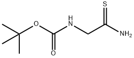 2‐アミノ‐2‐チオキソエチルカルバミン酸TERT‐ブチル 化学構造式