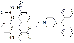 Manidipine hydrochloride Struktur
