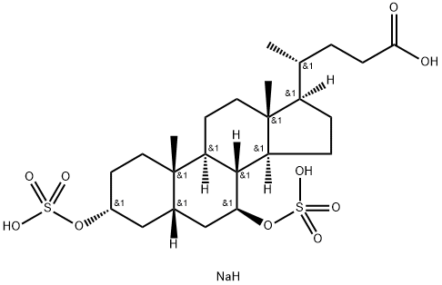ursodeoxycholate-3-sulfate Struktur