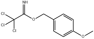 2,2,2-三氯代亚氨逐乙酸-4-甲氧基苄酯,89238-99-3,结构式
