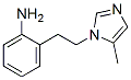 Benzenamine, 2-[2-(5-methyl-1H-imidazol-1-yl)ethyl]- (9CI) Structure