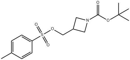 TERT-BUTYL 3-(TOSYLOXYMETHYL)AZETIDINE-1-CARBOXYLATE Struktur