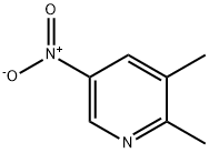 2,3-二甲基-5-硝基吡啶,89244-47-3,结构式