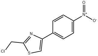 2-(CHLOROMETHYL)-4-(4-NITROPHENYL)-1,3-THIAZOLE Struktur