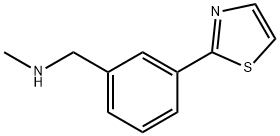 N-Methyl-3-(1,3-thiazol-2-yl)benzylamine,892501-89-2,结构式