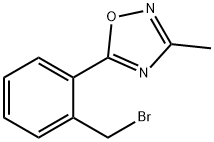 5-[2-(Bromomethyl)phenyl]-3-methyl-1,2,4-oxadiazole Structure