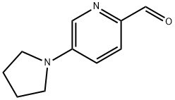 5-(吡咯烷-1-基)吡啶甲醛, 892501-98-3, 结构式