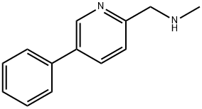 N-メチル(5-フェニルピリド-2-イル)メチルアミン 化学構造式