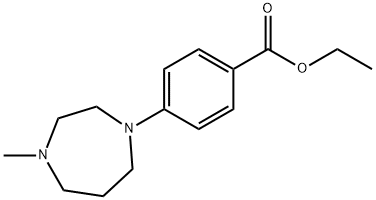 ETHYL 4-(4-METHYL-1,4-DIAZEPAN-1-YL)BENZOATE 97 Structure