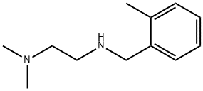 N,N-ジメチル-N'-(2-メチルベンジル)-1,2-エタンジアミン 化学構造式