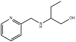 2-[(ピリジン-2-イルメチル)アミノ]ブタン-1-オール 化学構造式