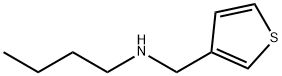N-(3-チエニルメチル)-1-ブタンアミン 化学構造式