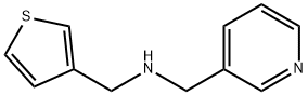 (3-ピリジニルメチル)(3-チエニルメチル)アミン HYDROCHLORIDE 化学構造式