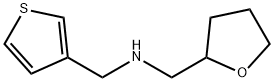 (テトラヒドロ-2-フラニルメチル)(3-チエニルメチル)アミン HYDROCHLORIDE 化学構造式