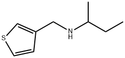 N-(3-チエニルメチル)-2-ブタンアミン 化学構造式