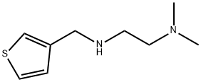 N,N-ジメチル-N'-(3-チエニルメチル)-1,2-エタンジアミン 化学構造式