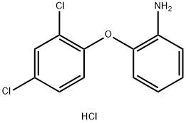 2-(2,4-二氯苯氧基）苯胺盐酸盐,89279-16-3,结构式