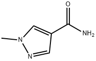 1-甲基吡唑-1H-4-甲酰胺, 89280-01-3, 结构式