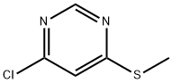 4-CHLORO-6-METHYLTHIOPYRIMIDINE Structure