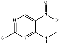 2-chloro-N-methyl-5-nitropyrimidin-4-amine Struktur