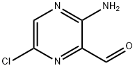 3-アミノ-6-クロロピラジン-2-カルブアルデヒド 化学構造式