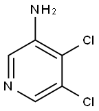 3-氨基-4,5-二氯吡啶,89284-39-9,结构式