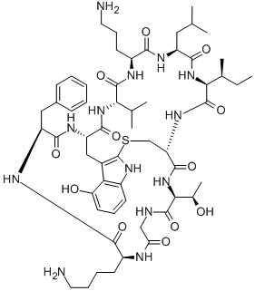 丝膜菌素 B 结构式