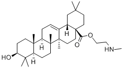 齐墩果酸甲胺基乙酯, 892869-49-7, 结构式