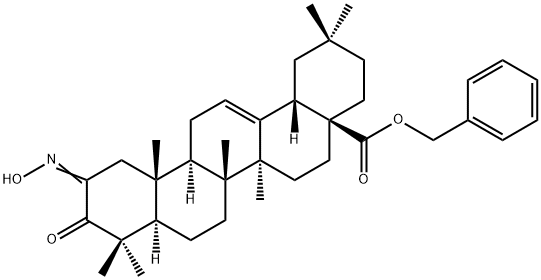 2-羟基亚氨基-3-氧代齐墩果烷-12-烯-28-酸苯甲酯, 892869-52-2, 结构式