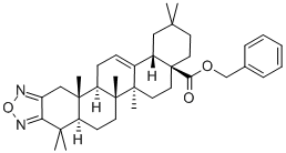 齐墩果-12-烯[2,3-c][1,2,5]恶二唑-28-酸苯甲酯,892869-54-4,结构式