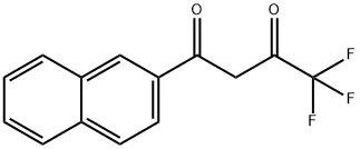 4,4,4-三氟-1-2-萘-1,3-丁烷二酮, 893-33-4, 结构式