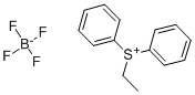 DIPHENYL(ETHYL)SULPHONIUM TETRAFLUOROBORATE, 97 Structure