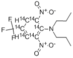 TRIFLURALIN-RING-UL-14C Structure