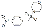 4-[(4-Nitro Phenyl) Methyl sulfonyl] morpholine Struktur