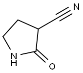 2-氧代吡咯烷-3-甲腈, 89322-69-0, 结构式