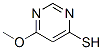6-甲氧基嘧啶-4(3H)-硫酮 结构式