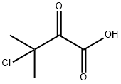Butyric  acid,  3-chloro-3-methyl-2-oxo-  (7CI) Struktur