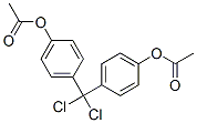 4,4'-(ジクロロメチレン)ビスフェノールジアセタート 化学構造式
