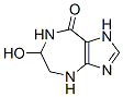 4,5,6,7-テトラヒドロ-6-ヒドロキシイミダゾ[4,5-e][1,4]ジアゼピン-8(1H)-オン 化学構造式