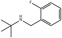 N-(tert-butyl)-N-(2-fluorobenzyl)amine Struktur