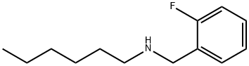 2-氟-N-N-己基苄胺 结构式