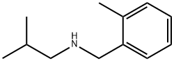 2-メチル-N-(2-メチルベンジル)-1-プロパンアミン 化学構造式