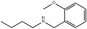 N-(2-メトキシベンジル)ブタン-1-アミン 化学構造式