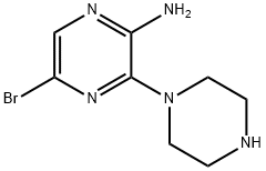 2-AMINO-5-BROMO-3-PIPERAZIN-1-YLPYRAZINE