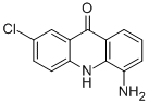 5-AMINO-2-CHLORO-10H-ACRIDIN-9-ONE 结构式