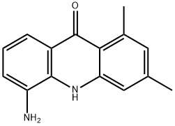 5-AMINO-1,3-DIMETHYL-10H-ACRIDIN-9-ONE Struktur