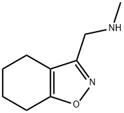 N-メチル-1-(4,5,6,7-テトラヒドロ-1,2-ベンズイソオキサゾール-3-イル)メタンアミン塩酸塩 化学構造式