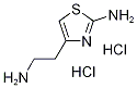 4-(2-アミノエチル)チアゾール-2-アミン二塩酸塩 化学構造式