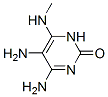 2(1H)-Pyrimidinone,  4,5-diamino-6-(methylamino)- Structure